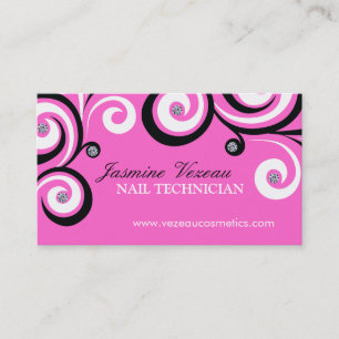 Nail Technician Business Cards