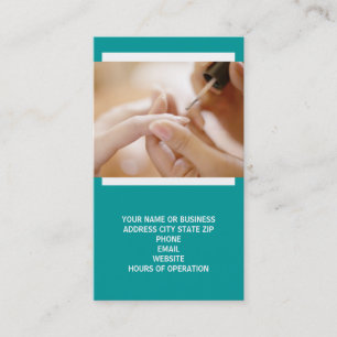 Nail Technician Business Cards