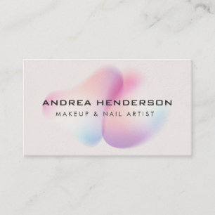 Nail Technician Business Cards, Nail Artist Makeup Card