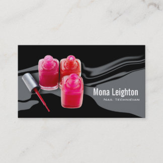 Nail Technician Hair Stylist Makeup Artist Business Card