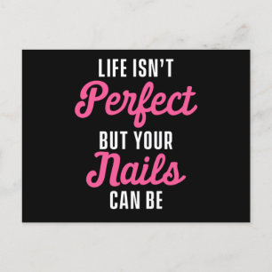Nail Technician Perfect Polish Beauty Manicurist G Postcard