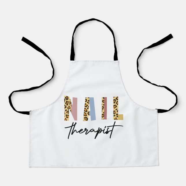 Nail Therapist Nail Salon Nail Tech Nail Apron (Front)
