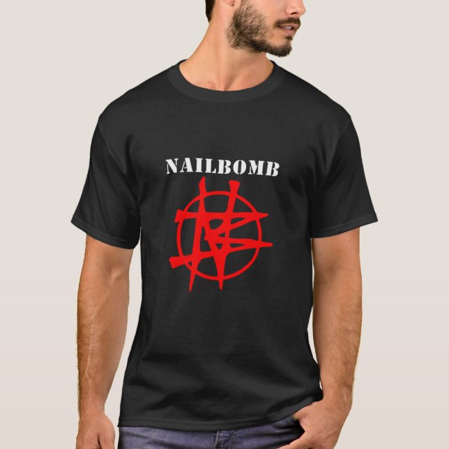 Nailbomb band logo1549png1549 T-Shirt (Front)