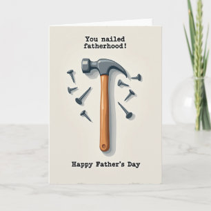 Nailed Fatherhood Tool Art Card