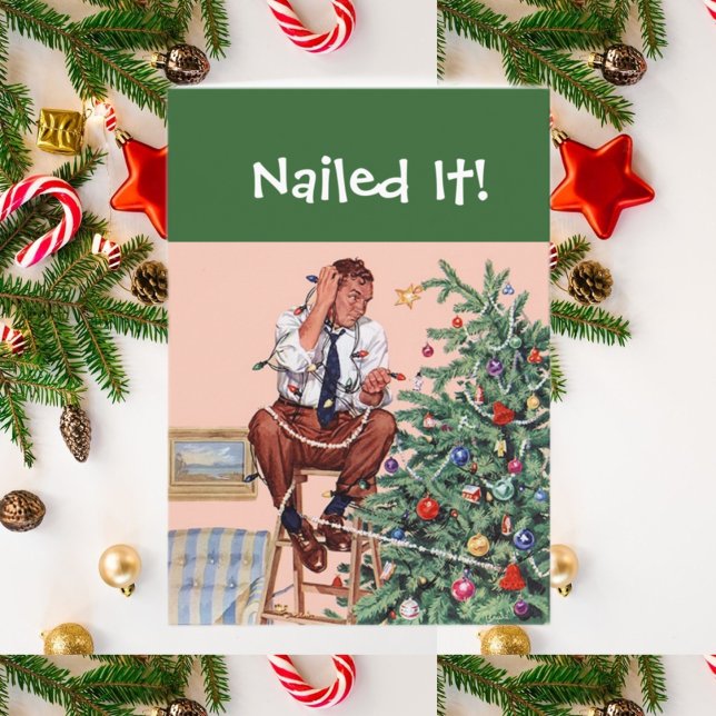 Nailed It! Christmas tree  Holiday Card (Creator Uploaded)
