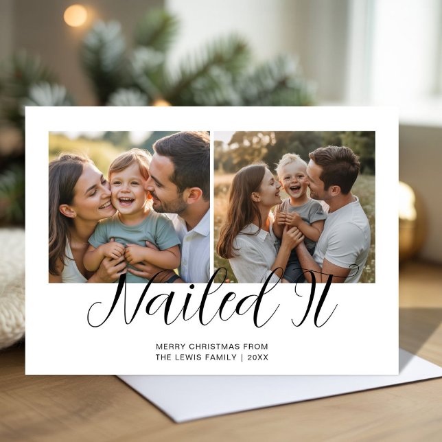 Nailed It Family Holiday Greeting Card (Creator Uploaded)