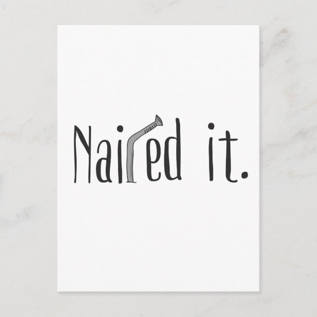 Nailed It Postcard (Front)