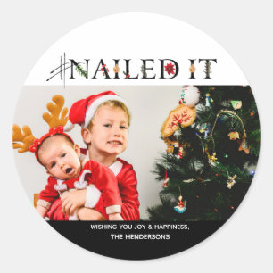 #NailedIt Christmas Sticker