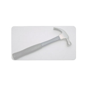 Nailing hammer label