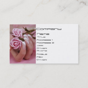 Nailpolish, lacquer business card