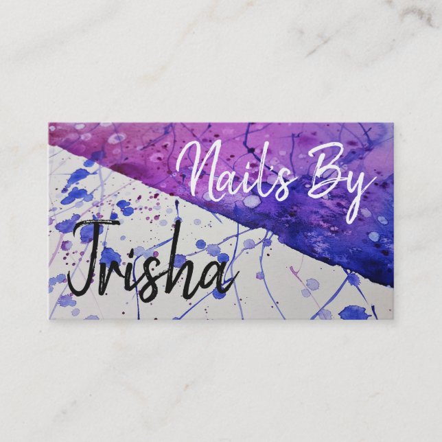 Nails Appointment Card (Front)