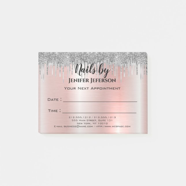 Nails Appointment Post-it® Notes (Front)