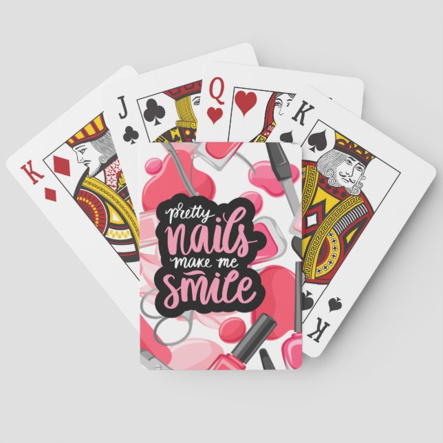 NAILS ART STYLE PLAYING CARDS (Back)