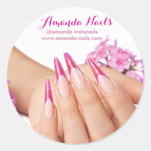 Nails Artist Aufkleber Classic Round Sticker
