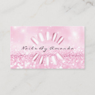 Nails Artist Manicure Glitter Pink Appointment