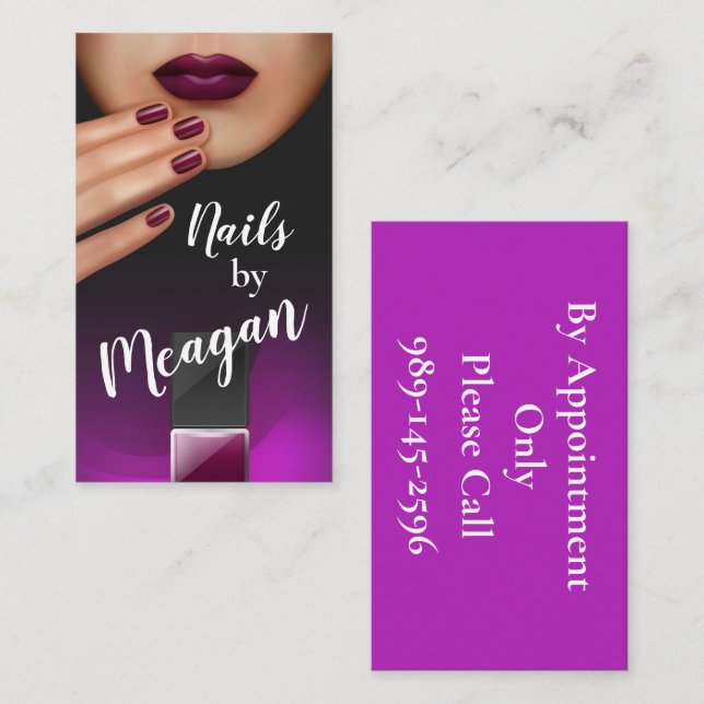 Nails Business Card (Front/Back)