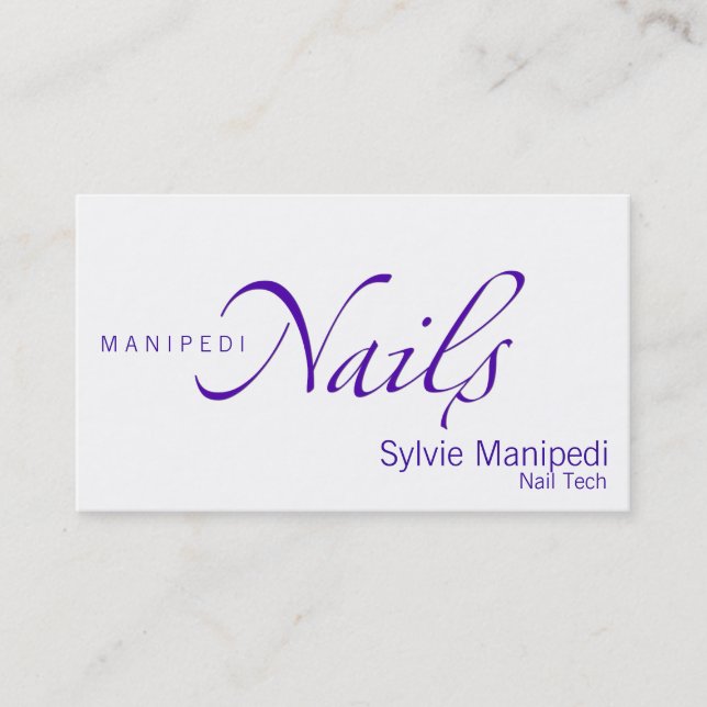 Nails Business Card (Front)