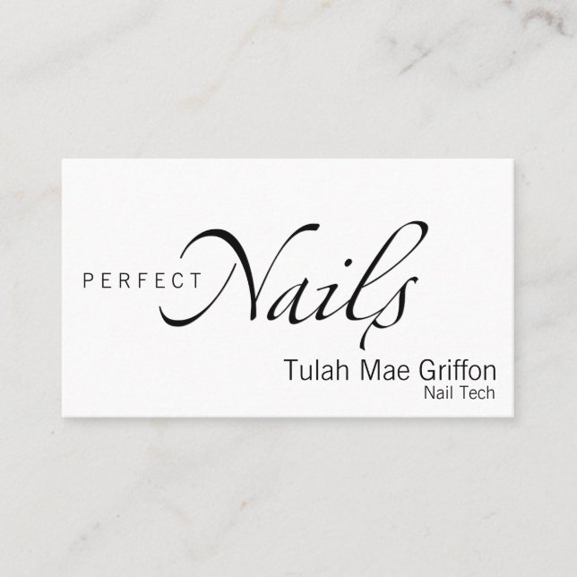 Nails Business Card (Front)