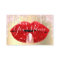 Nails Makeup Artist Pink Drips Kiss Lips Red