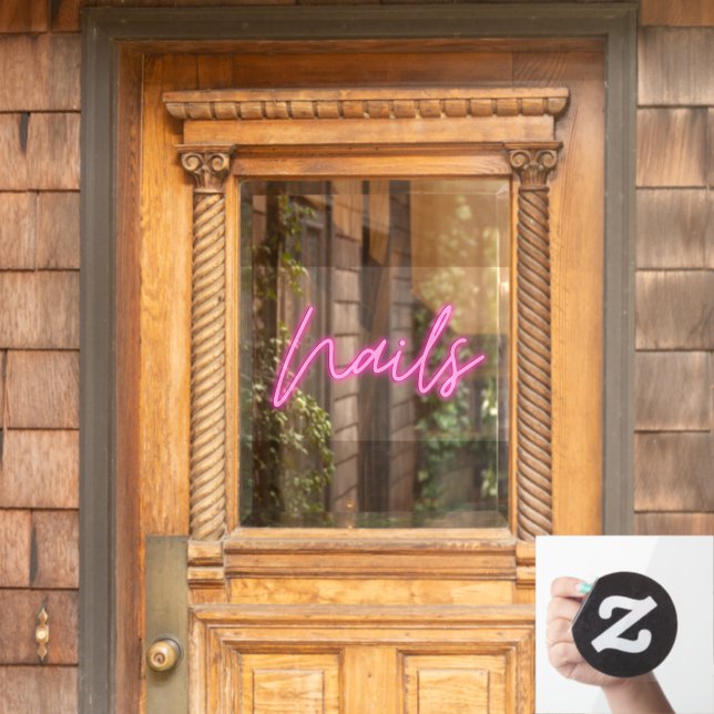 Nails neon sign (Home Door)