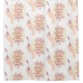 nails quote nails polish salon decorating ideas shower curtain
