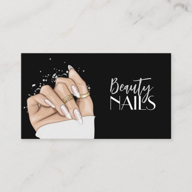 Nails Salon Business Card (Front)
