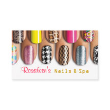 Nails, Salon, Spa , Beauty Business Card