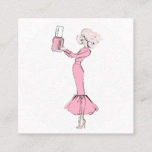 Nails Square Business Card