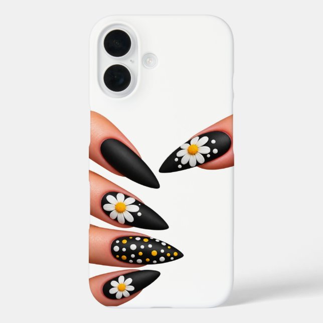 Nails style black Case-Mate iPhone case (Back)
