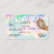 Nails Technician Credit Card Styled Holograph Drip