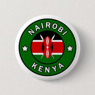Nairobi Kenya 6 Cm Round Badge