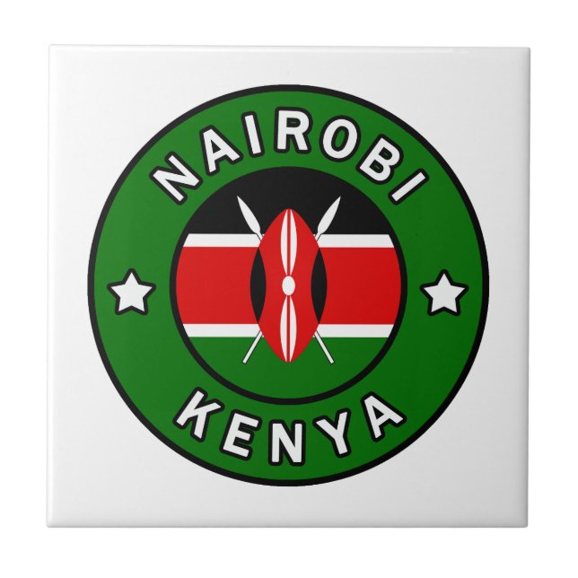 Nairobi Kenya Ceramic Tile (Front)