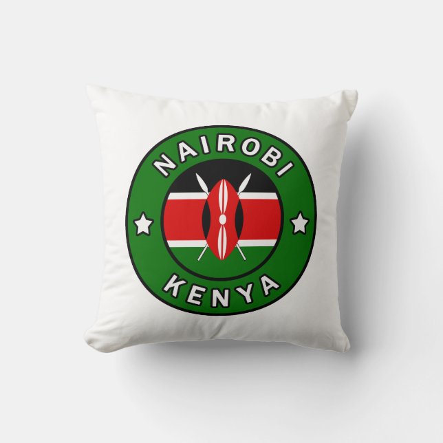 Nairobi Kenya Cushion (Front)