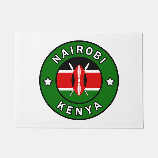 Nairobi Kenya Doormat (Front)