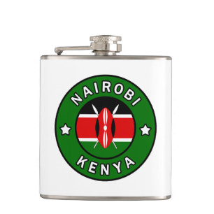 Nairobi Kenya Hip Flask