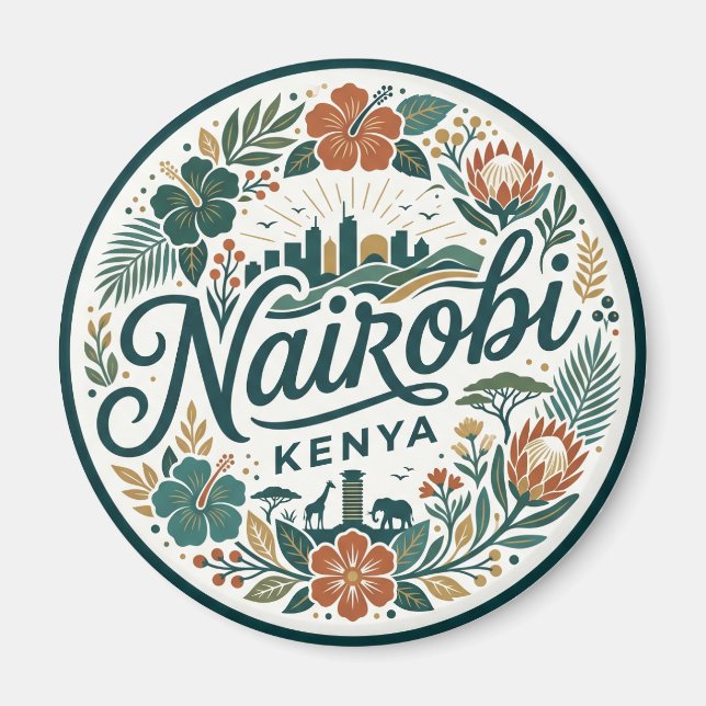 Nairobi Kenya Magnet (Front)