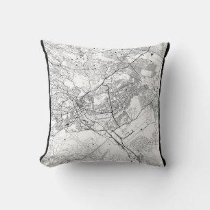 Nairobi Kenya Map Cushion