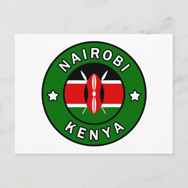Nairobi Kenya Postcard (Front)