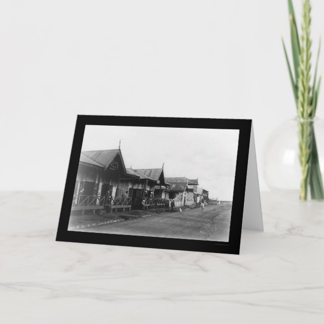 Nairobi Kenya Street Scene 1908 Card (Front)