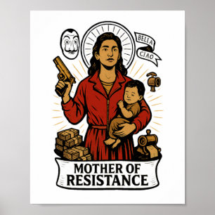 Nairobi - Mother Of The Resistance - Money Heist F Poster
