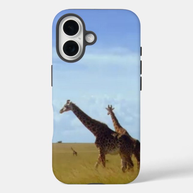 Nairobi National Park Giraffe Design Case-Mate iPhone Case (Back)