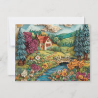 NAIVE Art postcard