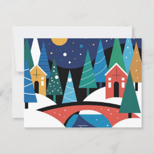 NAIVE ART postcard
