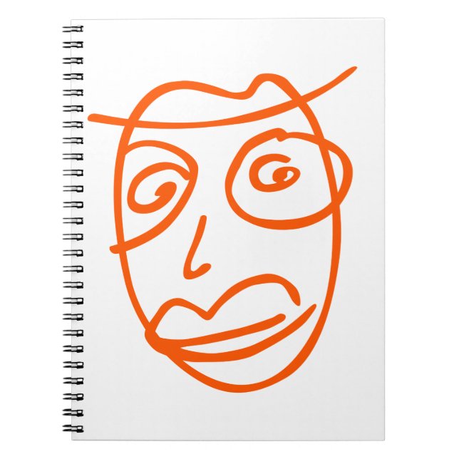 Naive artistic illustration notebook (Front)