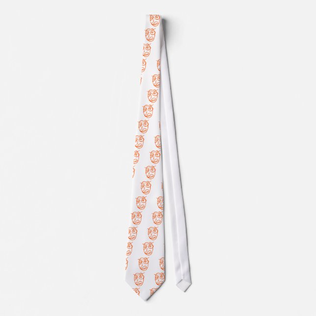 Naive artistic illustration tie (Front)