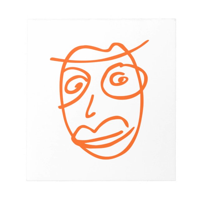 NAIVE cool illustration Notepad (Front)