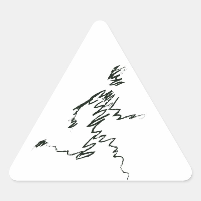 NAIVE TRIANGLE STICKER (Front)
