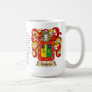 Najera, the Origin, the Meaning and the Crest Coffee Mug