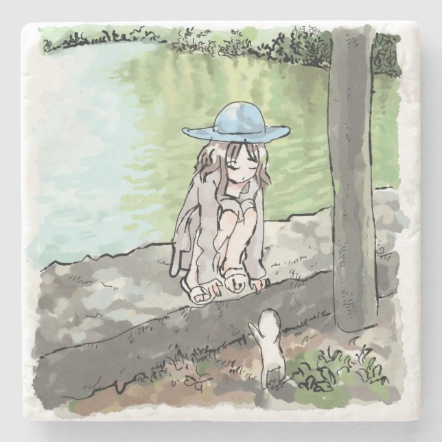 Najie Stone Coaster (Front)