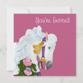 Najira Carousel Horse Invitation